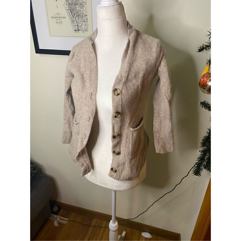 Madewell Maysfield Merino Wool Button Cardigan Sz XS - Picture 2 of 6
